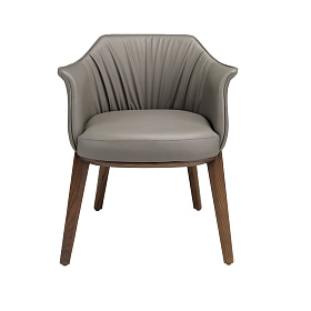 Серый стул из экокожи модель 5152