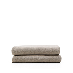 Плед Tandi из льна бежевого цвета 90 х 135 см