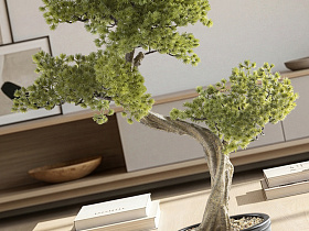 Bankan II bonsai 49cm Искусственное растение