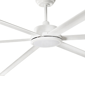 Потолочный вентилятор ROTTERDAM 25 XXL Ш2500MM белый 6P 32W LED 3000K