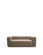 Двухместный диван Blok из коричневой синели, 210 см