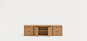 Тумба под ТВ Wally 2P4C натуральный