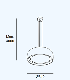 Подвесной светильник Gong 00-8978-W1-L1