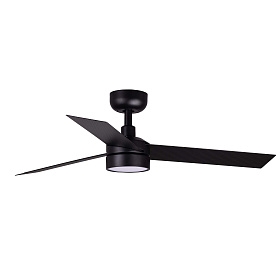 Потолочный вентилятор CRUISER S Ш1060mm черный 3 PALAS 18W LED CCT DIM
