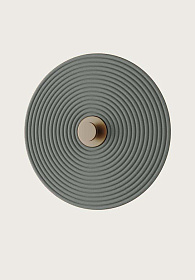 Бра Tico A1095/100 латунный металл, серый диск