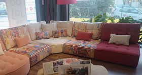 Модульный диван Arianne Love, ножки - пластик Black 3 cm, ткань New York S.6 / Galaxy 012, 025 S.6