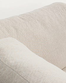 Трехместный диван Nerano из коричневого алюминия, 208 см