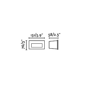 MANI Встраиваемый светильник белый 5W 2200-2700-3200-4000K