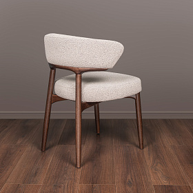 Стул Daniel ткань Loop 07, итальянский орех