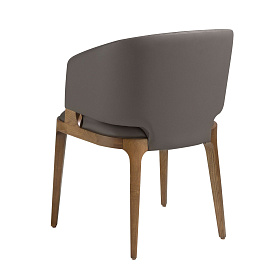 Стул 4108/ACH21093 из экокожи и основой из массива ясеня