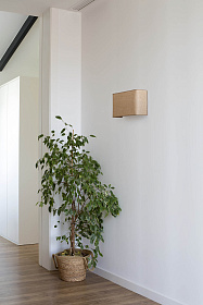 Горизонтальный настенный светильник Otton RCT из джута 2л 375x200x105