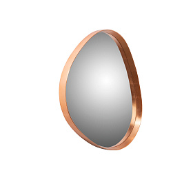 Julie Декоративное зеркало розовое золото