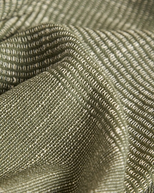 Плед Sareli из зеленой смесовой шерсти 130 x 170 см