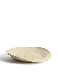 Ваза Medira из керамики цвета экрю и желтого оттенка, диаметр 50,5 см