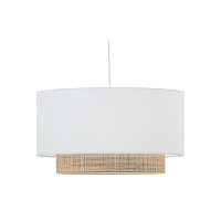 Erna Плафон из бамбука с натуральной белой отделкой Ø 60 см