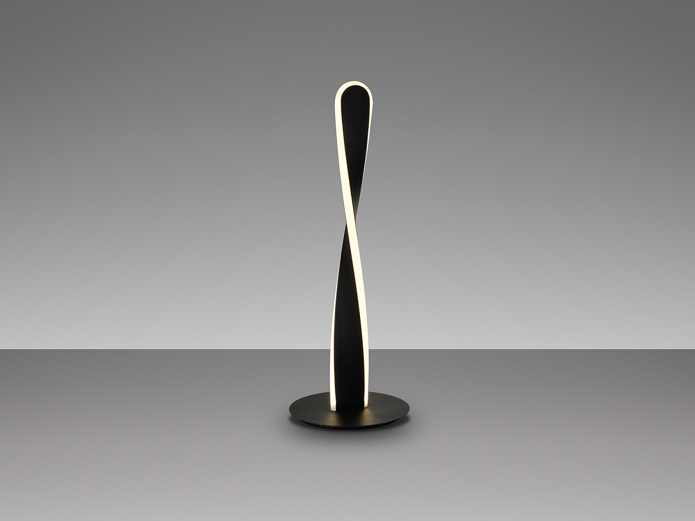 Настольная лампа Twist черная