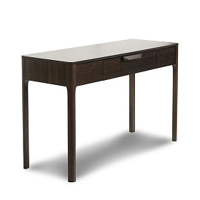 Письменный стол RONDA с ящиком темный орех V36W1