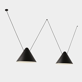 Подвесной светильник Attic 2 bodies Conic Shape 2250mm Side 00-8369-05-05