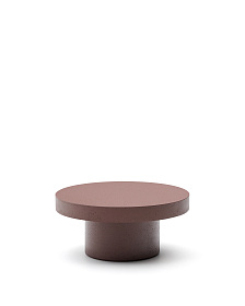 Aiguablava Журнальный столик терракотовый цементный Ø66 см