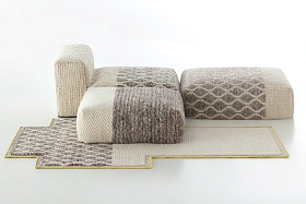 Ковер Mangas Space Rhombus слоновая кость 160x250