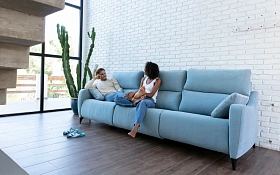 Диван с реклайнером Axel A1+3MR+A2