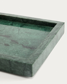 Поднос Serela из зеленого мрамора 18 x 18 см