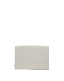 Изголовье Valma из жемчужного шенилла со съемным чехлом для кровати 90 x 200 см