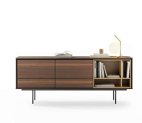 Буфет Aura из мореного дуба с открытым модулем