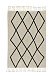 Ковер Bereber Берберский черно-белый бежевый 140*200