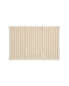 Хлопковый коврик для ванной Merade с желтыми полосками, 50 x 80 см