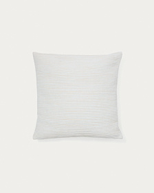 Чехол на подушку Minec бежевый 100% лен 45 x 45 см