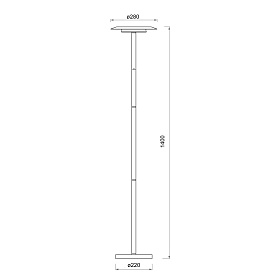 Торшер TINA 9005