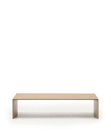 Litto Журнальный столик из шпона дуба натурального цвета 140 x 70 см