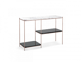 Консоль Stanley 1 мрамор Bianco Carrara