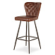 Барный стул в стиле ретро Nordwich коричневый