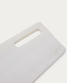 Большая сервировочная доска Nira из черно-белого мрамора