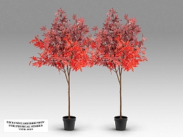 Arce rojo h147 Искусственное растение набор из 2 шт