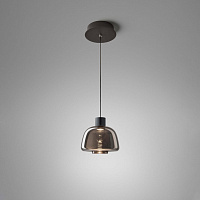 Подвесной светильник Drep S/01L серое зеркальное стекло