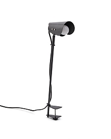 Настольная лампа Jula с зажимом из черного металла