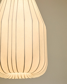 Подвесной светильник Somar из синтетических волокон и стальных стержней