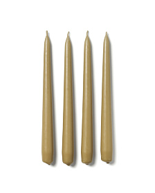 Набор Talinen из 4 бежевых свечей