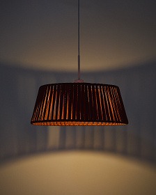 Абажур для подвесного светильника Aldet терракотовый, Ø46 см