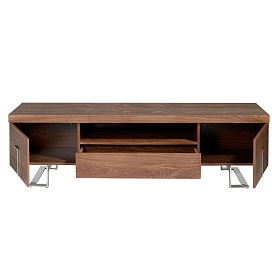 Тумба под ТВ MF2103TV /3222 из ореха и хромированной стали