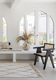 Ковер Bereber Берберский черно-белый бежевый 140*200