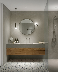 Бра для ванной Mist Single черное 05-8337-05-F9