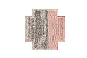 Ковер Mangas Space Plait розовый 160х160