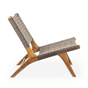 Коричневое тиковое кресло Eley