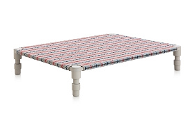 Индийская кровать GL Tartan синяя двойная