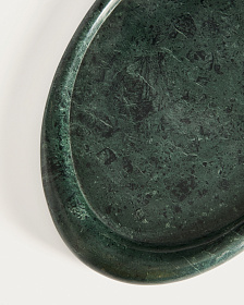 Поднос Lenorel из зеленого мрамора 43 x 28 см