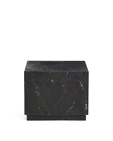 Журнальный столик Sorein из черного мрамора 50 x 50 см